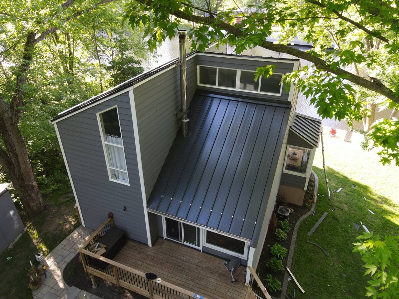Standing Seam Metal Roofing using 16" Standing Seam Panels by Jay Carter Roofing & Sheet Metal