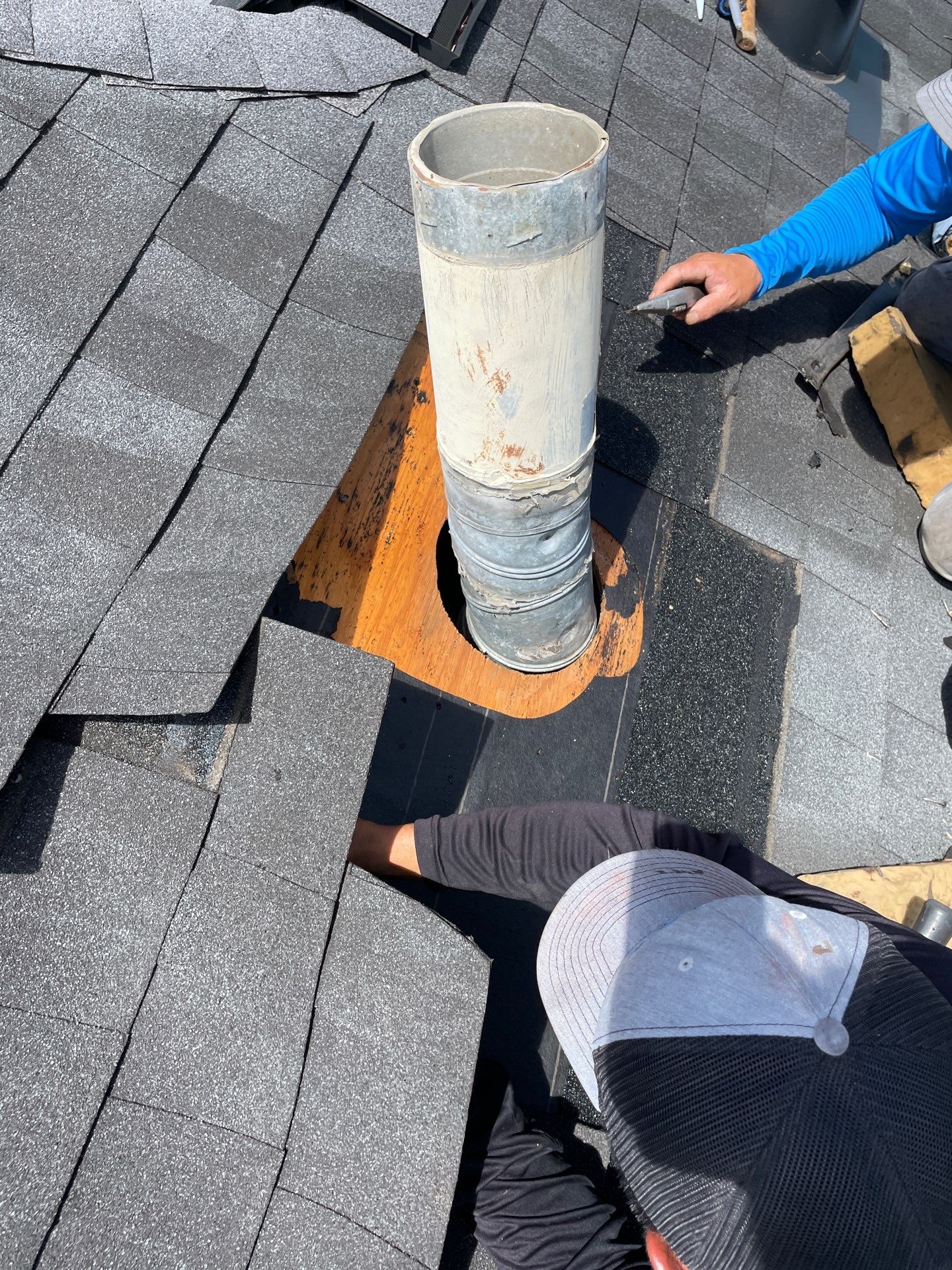 Hail Damage using Owen's Corning Duration (Lifetime) Shingles by Roof Repair Company