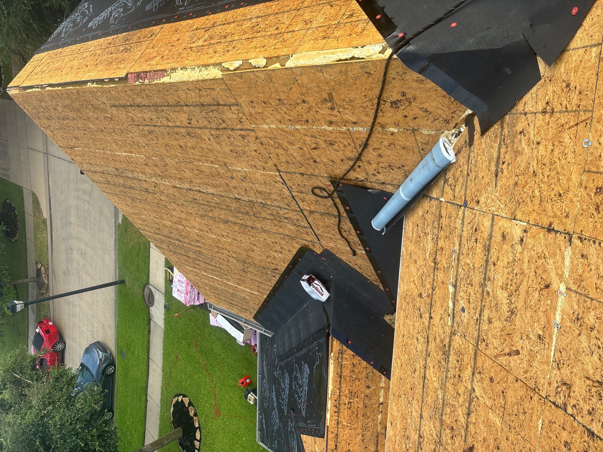 Residential Roofing Installation using Owen's Corning Duration (Lifetime) Shingles by Roof Repair Company