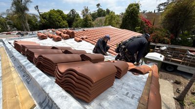 Residential Clay Tile using Boral Tiles