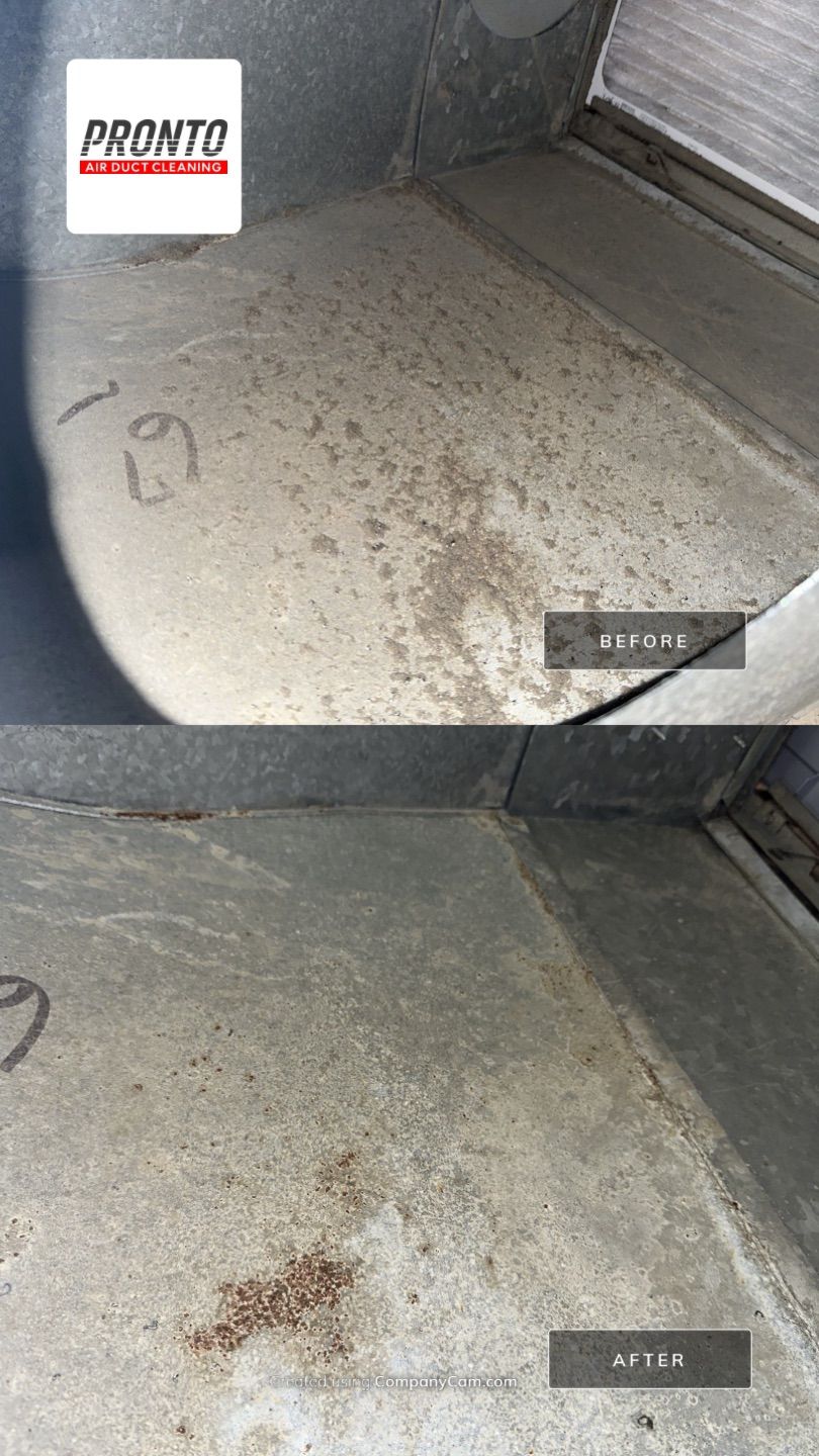 Air duct cleaning using Hypervac by Pronto Air Duct Cleaning