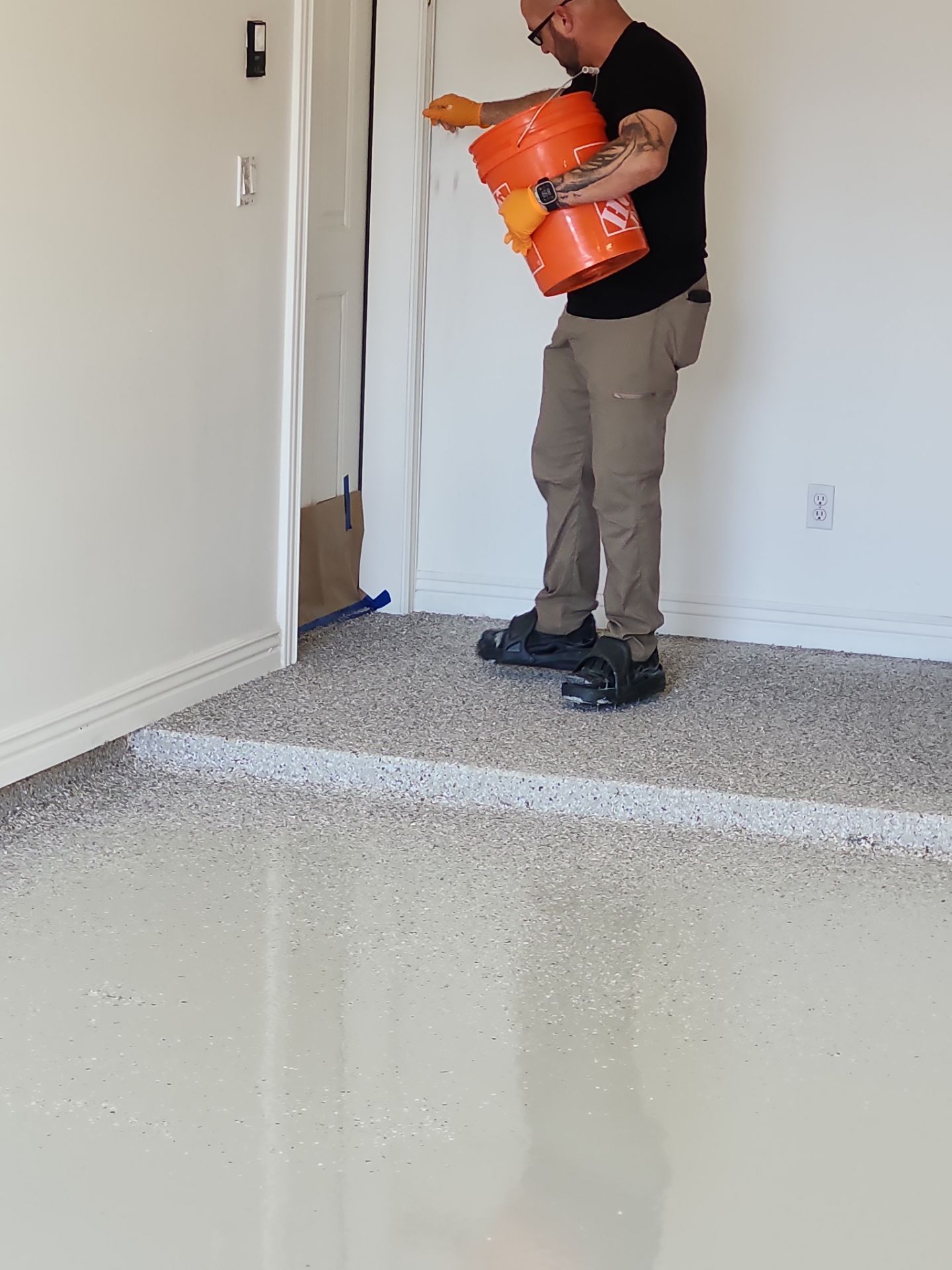 Garage Floor Epoxy - Scottsdale by Crash of Rhinos Painting & Garage Floors