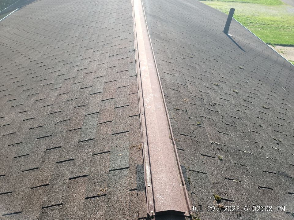ATLAS PINNACLE COLOR: COASTAL GRANITE DRIP EDGE: BLACK by Eagle Eye Roofing
