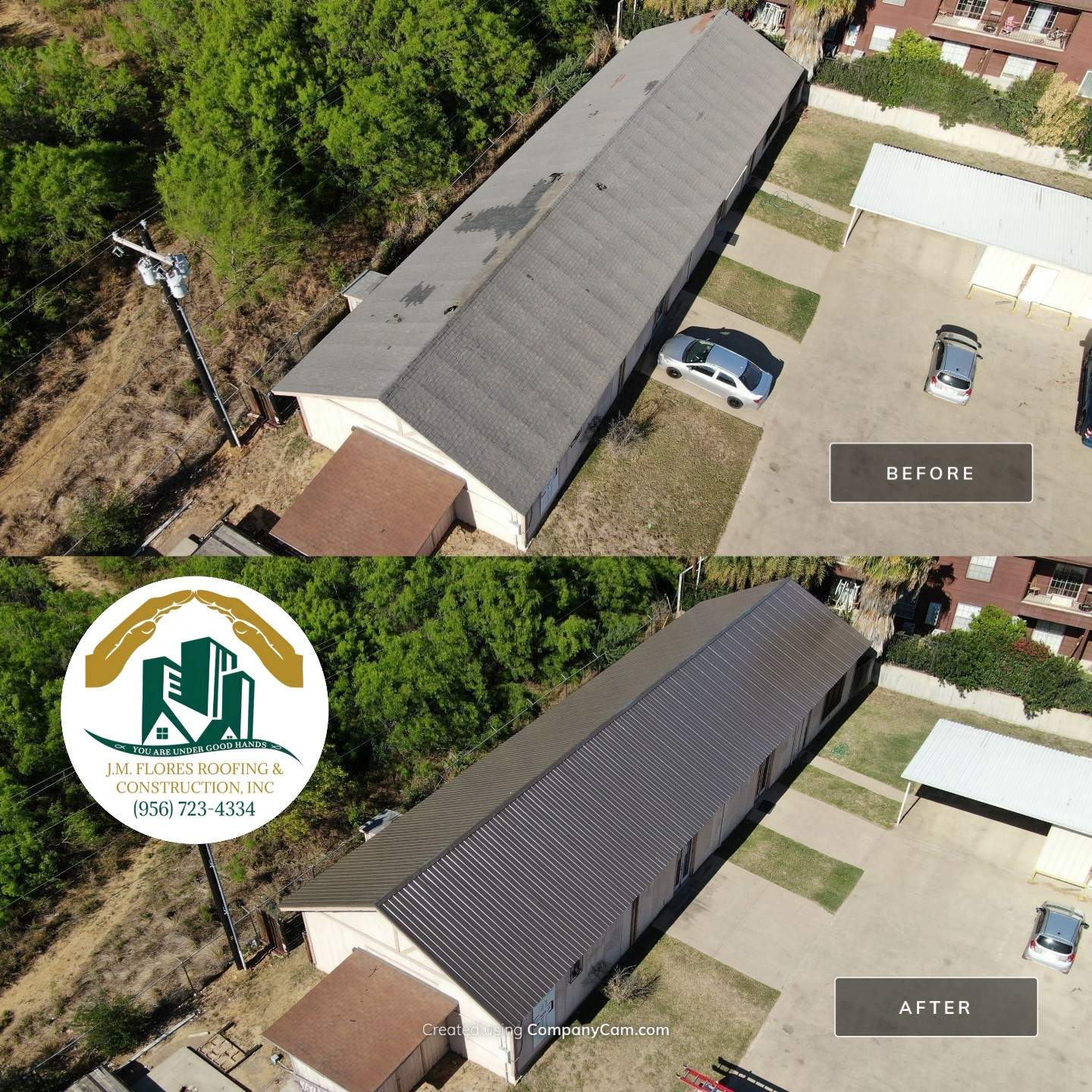 Residential Roofing Installation using Classic Rib Metal Roof by JM Flores Roofing & Construction, Inc