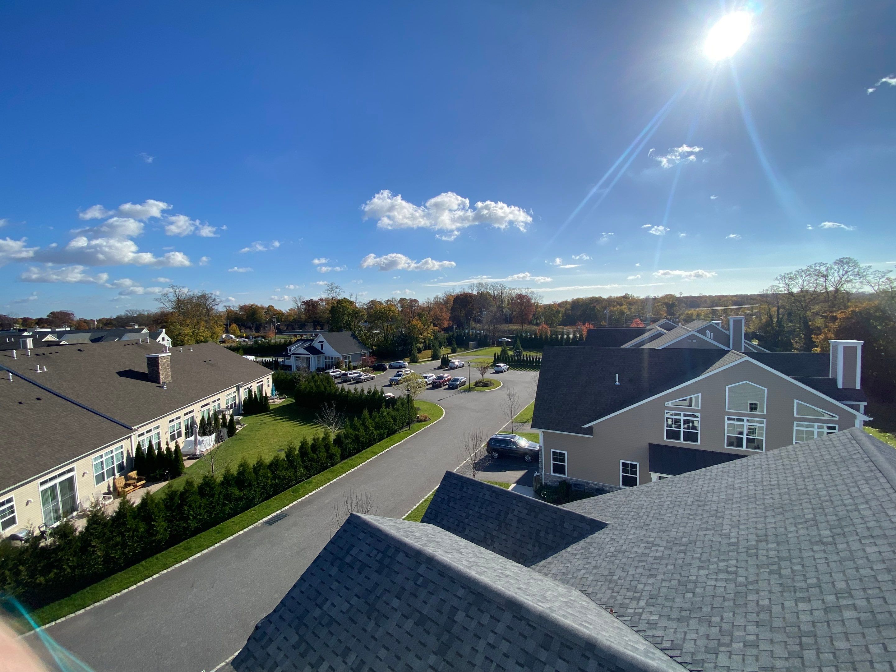 County Pointe Woods Condo Complex Gutter Cleaning by Above All Gutters 