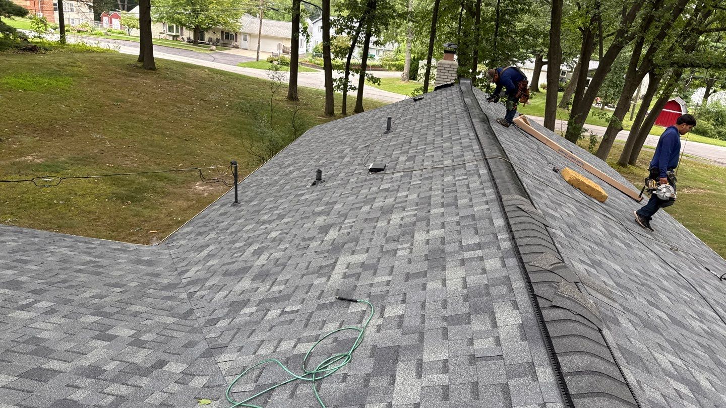 Roof Replacement using Owens Corning Estate Gray by 180 Contractors