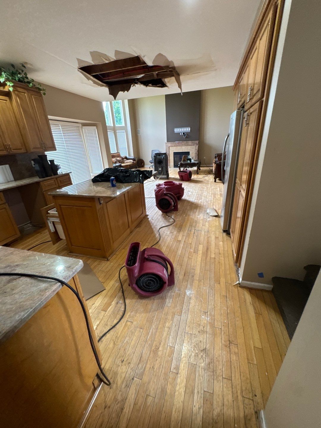 Project in Warren by EzDry Water Mitigation & Property Restoration