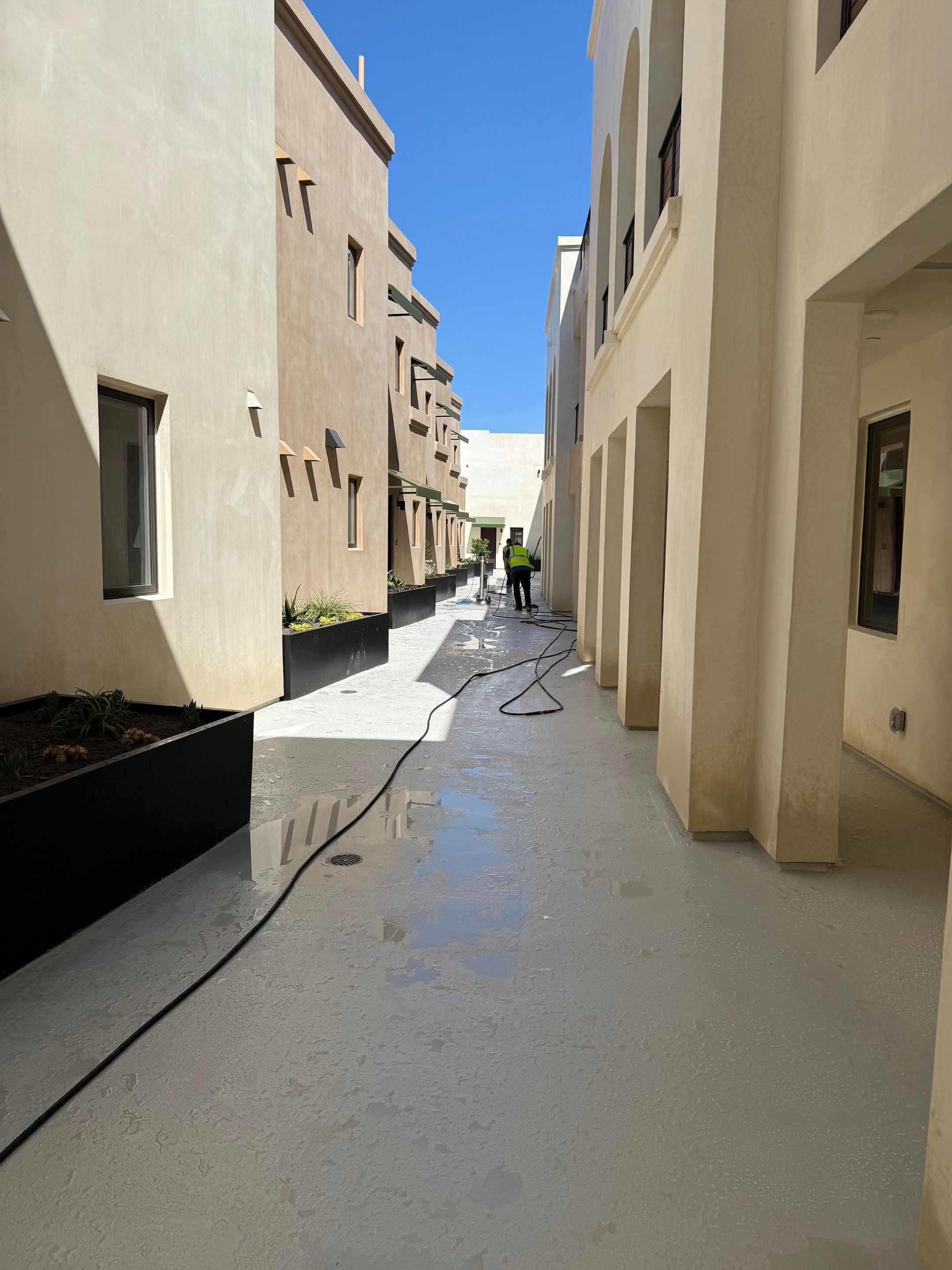 Alena on Haley Luxury Apartments Post-Construction Cleaning by Pirate Pete’s Power Washing