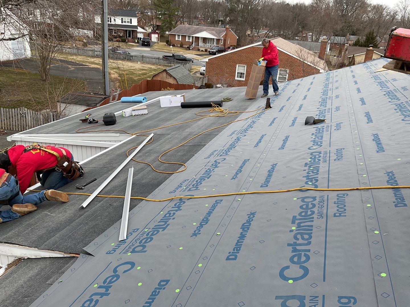 Residential Roofing Installation using CertainTeed Shingles by Alpha Design Services