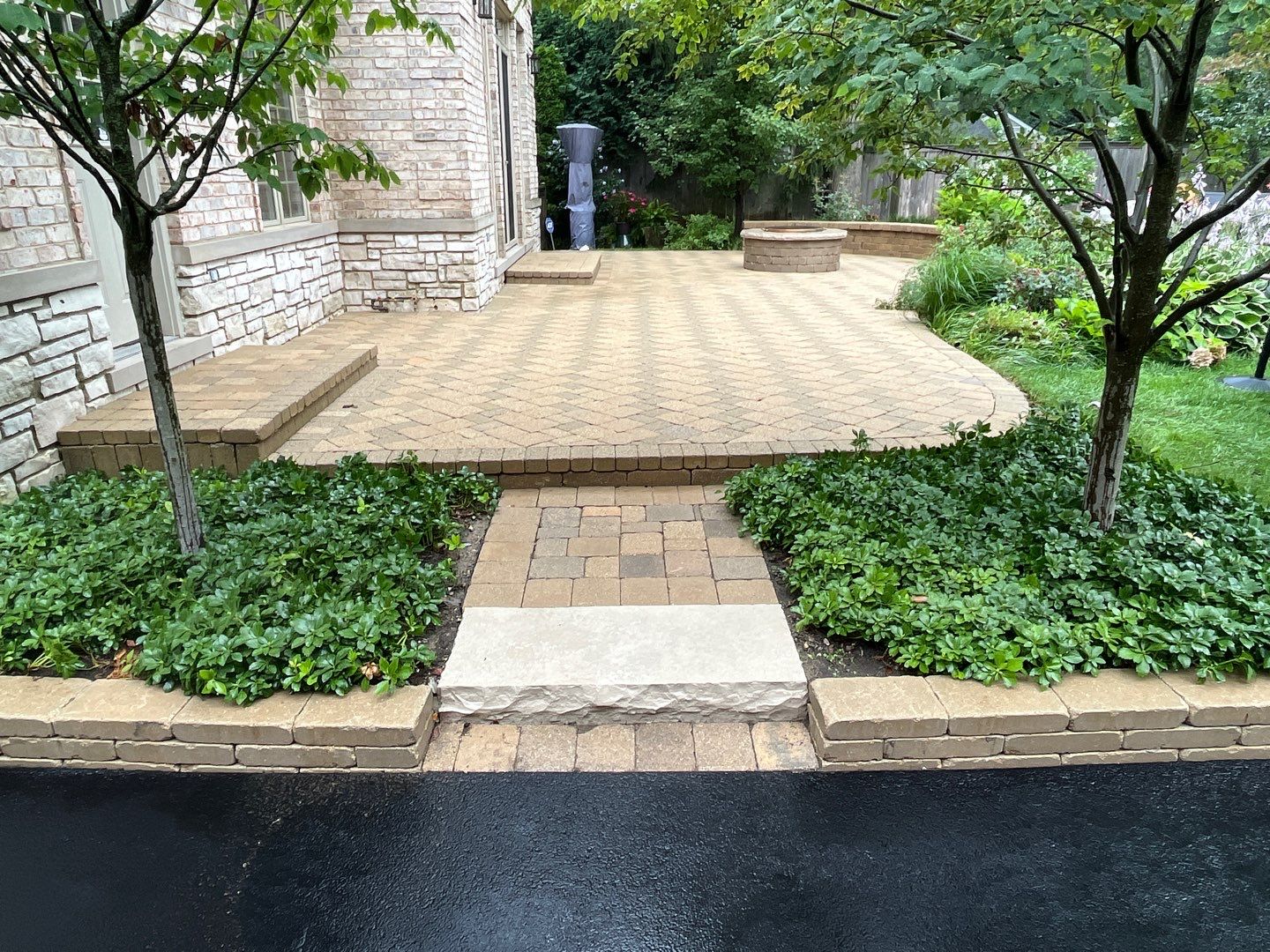 Brick paver clean, sand and seal.  using surebond SB-8700 by Northern Power Washing LLC.
