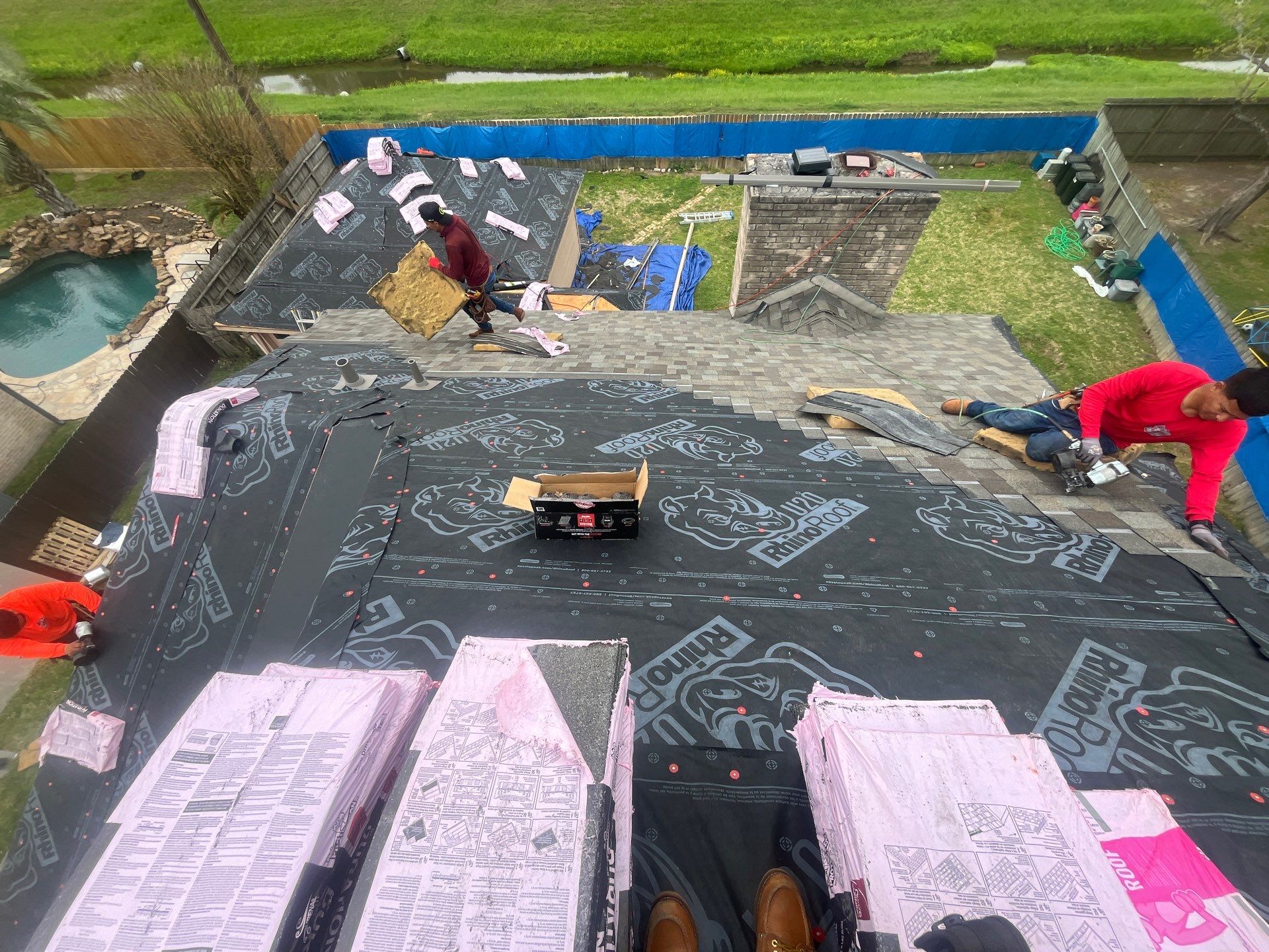 Residential Roofing Repair using Owen's Corning Duration (Lifetime) Shingles by Roof Repair Services LLC