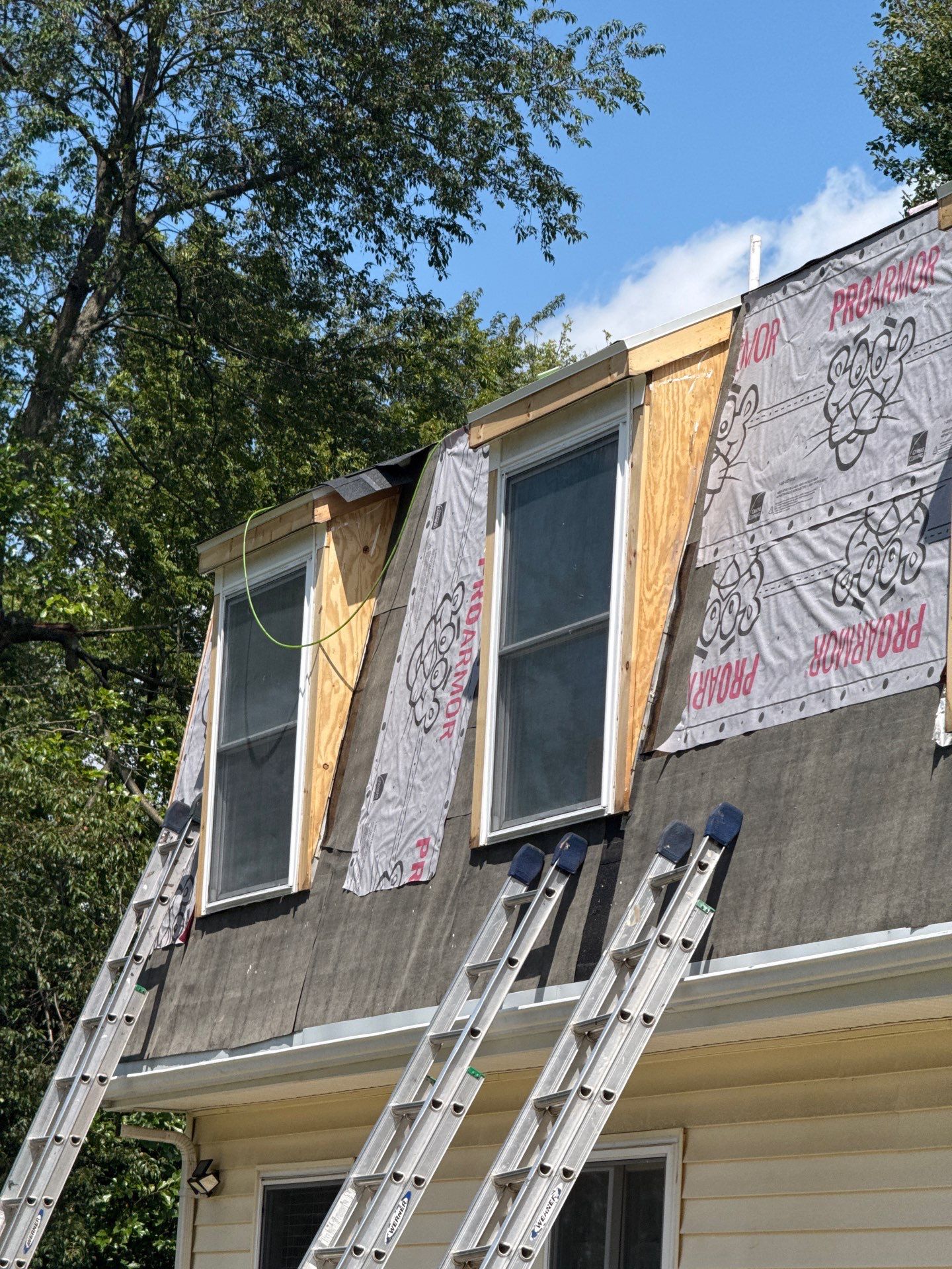 Architectural Shingle Roof Replacement and Decking Repair in Walkersville by Frederick Roof Repair
