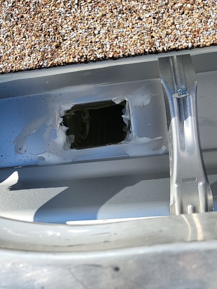 Gutter Installation using K-Style Seamless Gutters by Gutter Professors