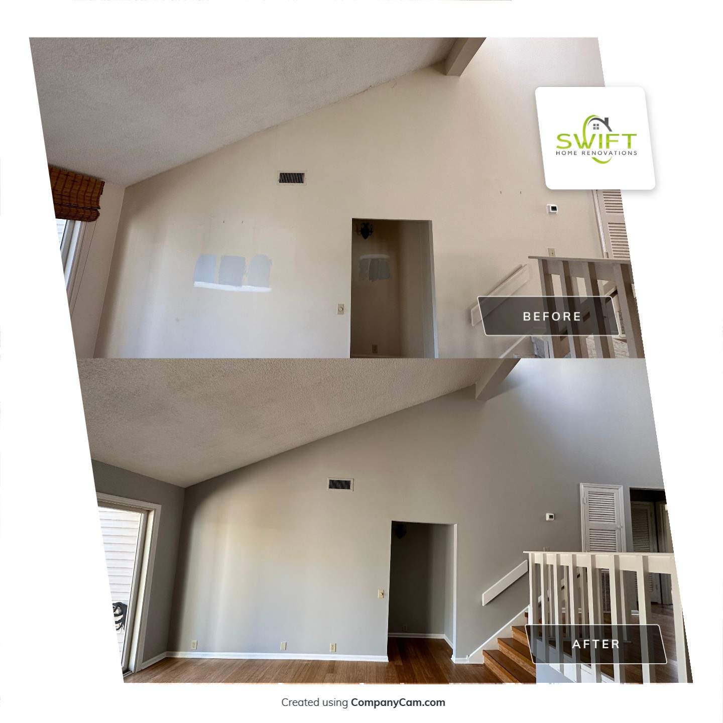 Comprehensive Interior Painting Refresh in Atlanta by Swift Home Renovations