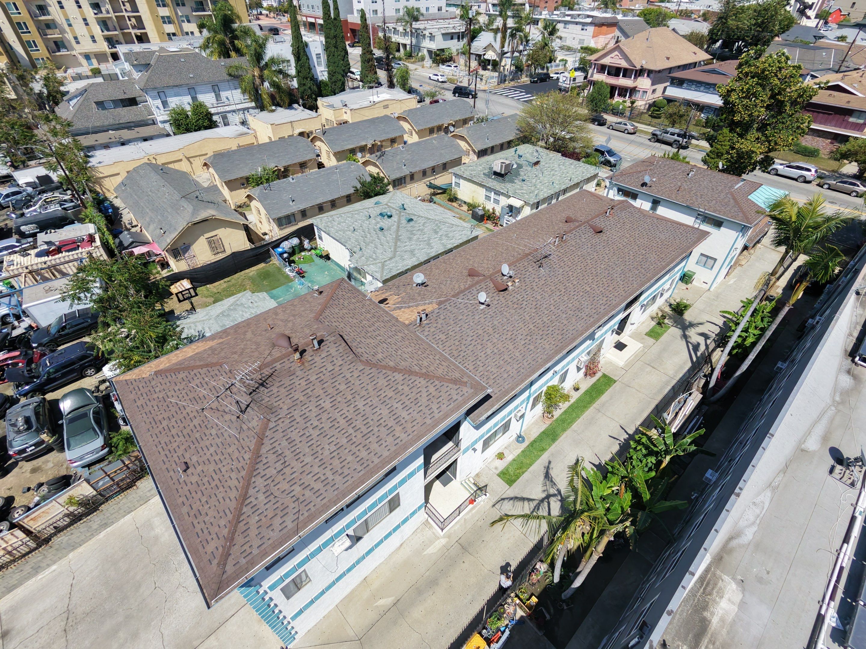 Apartment Building in East LA by Hull Brothers Roofing