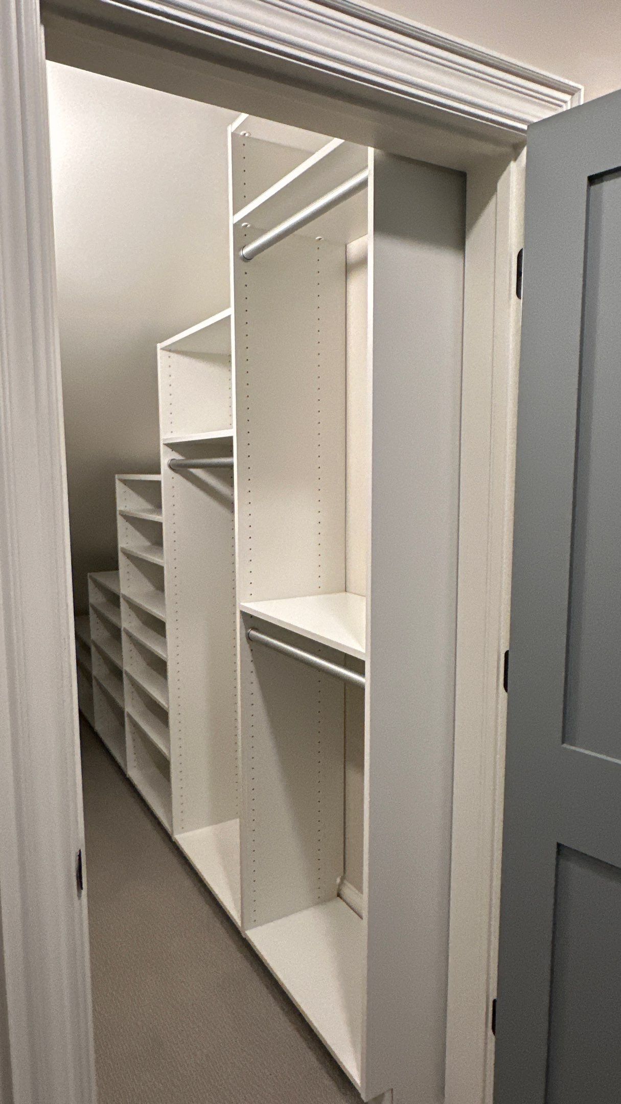 Steven S. not only transformed his garage but also his closet by Banner Garage