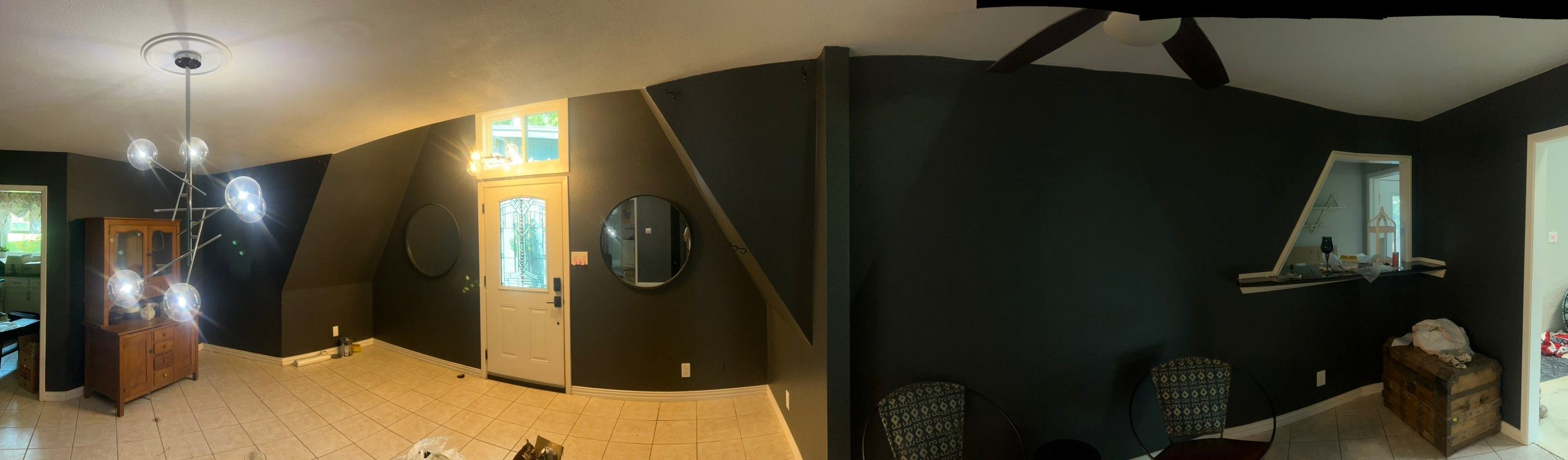 Interior Painting in Longview, TX | From Pink Walls to Sophisticated Black by Quality Coats Painting