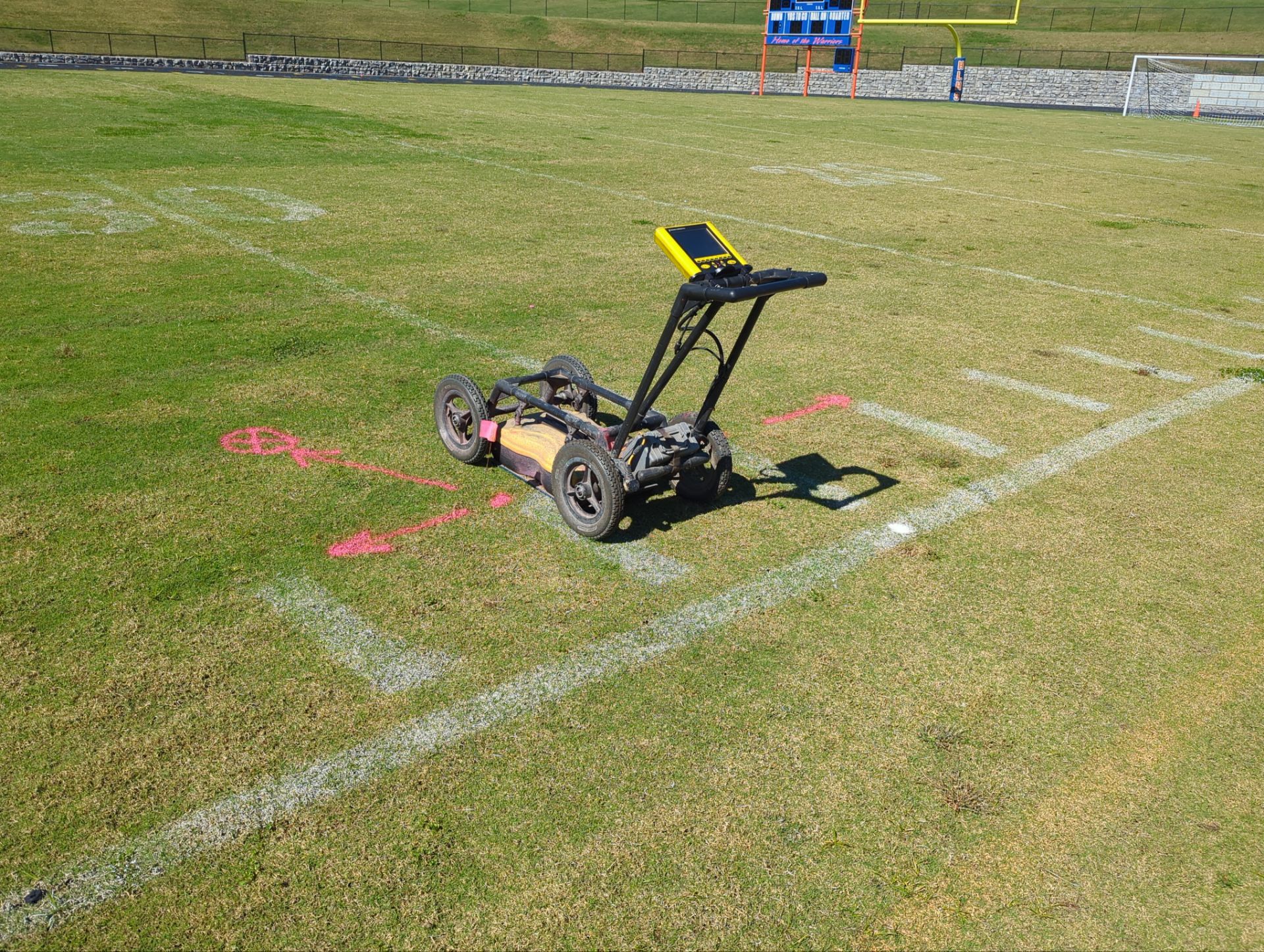 Football Field - Utility Locate and GPR Investigation by Alsip Locating Service, LLC