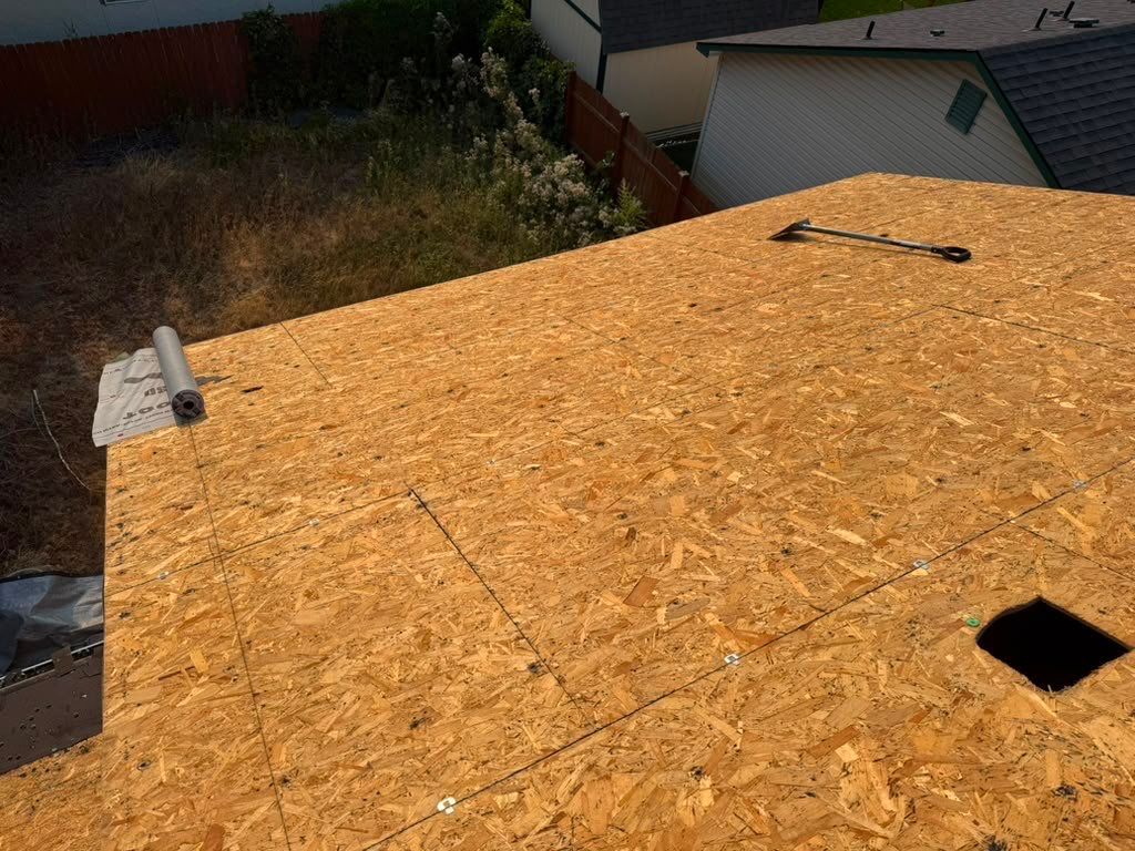 Residential Roof Replacement and Decking Repair in Boise, Idaho by Olive Roofing