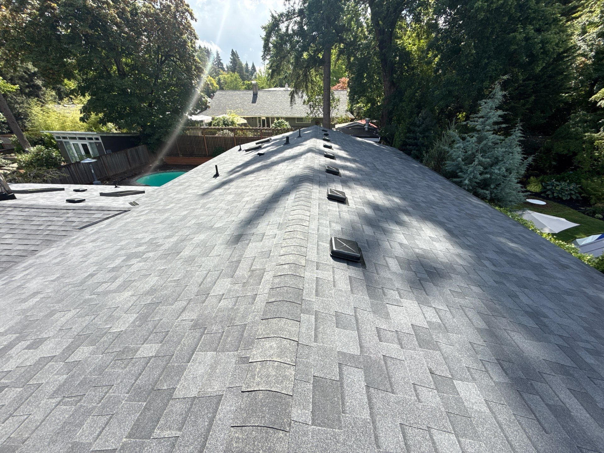 Project in Lake Oswego by Tom Leach Roofing