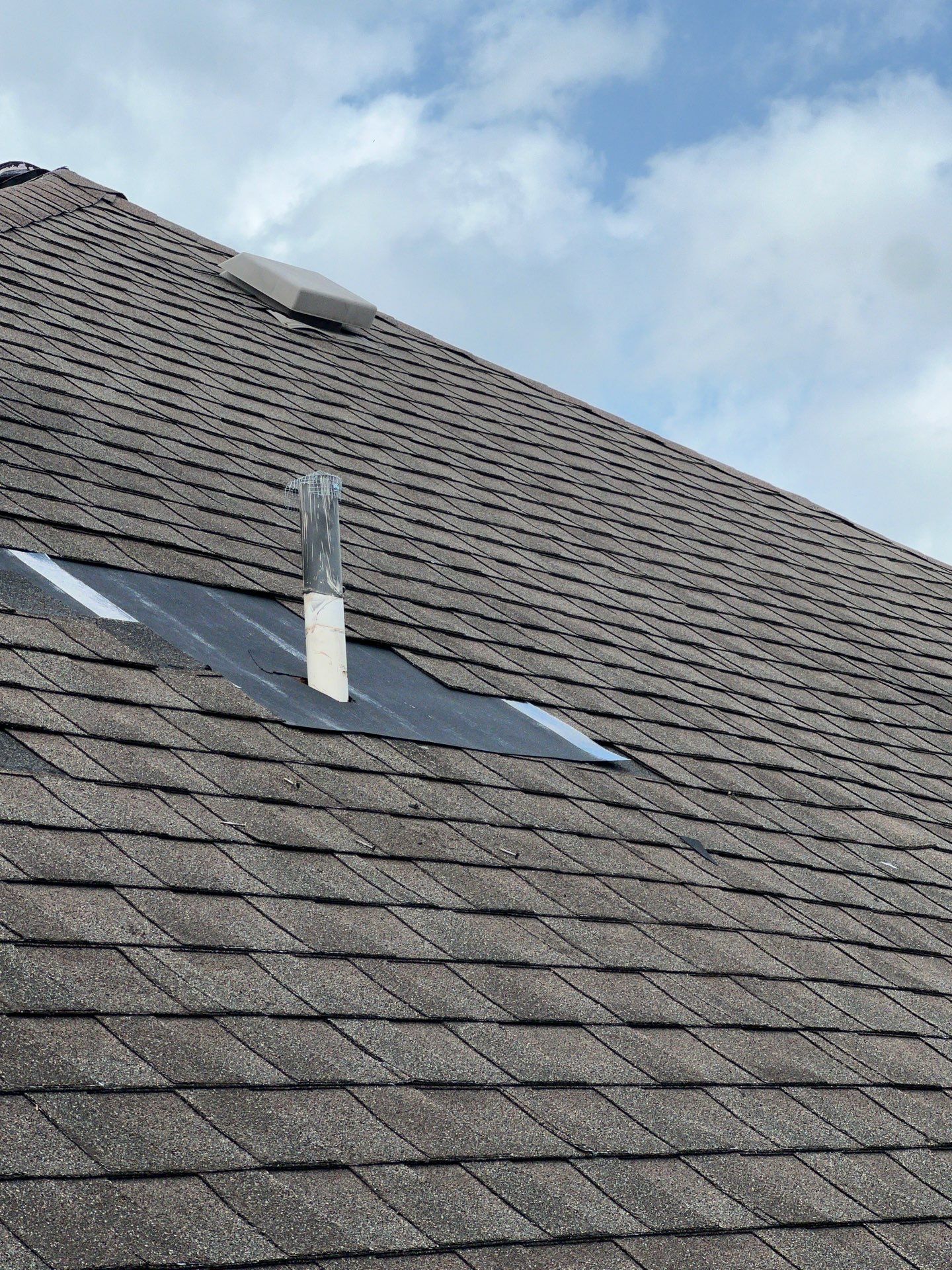 Hail Damage using Owen's Corning Duration (Lifetime) Shingles by Roof Repair Company