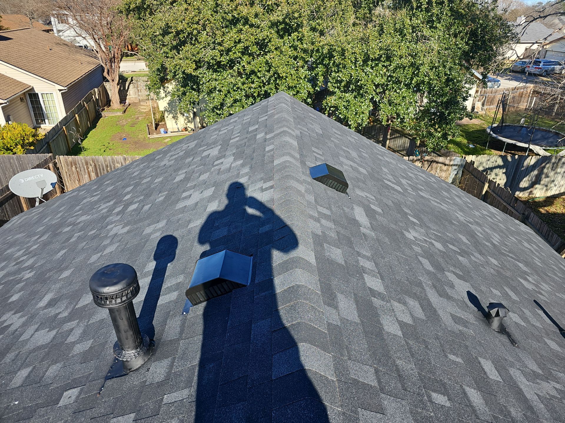 Residential Roofing Installation using Owens Corning Oakridge Onyx Black by DeZign Roofing & Exteriors