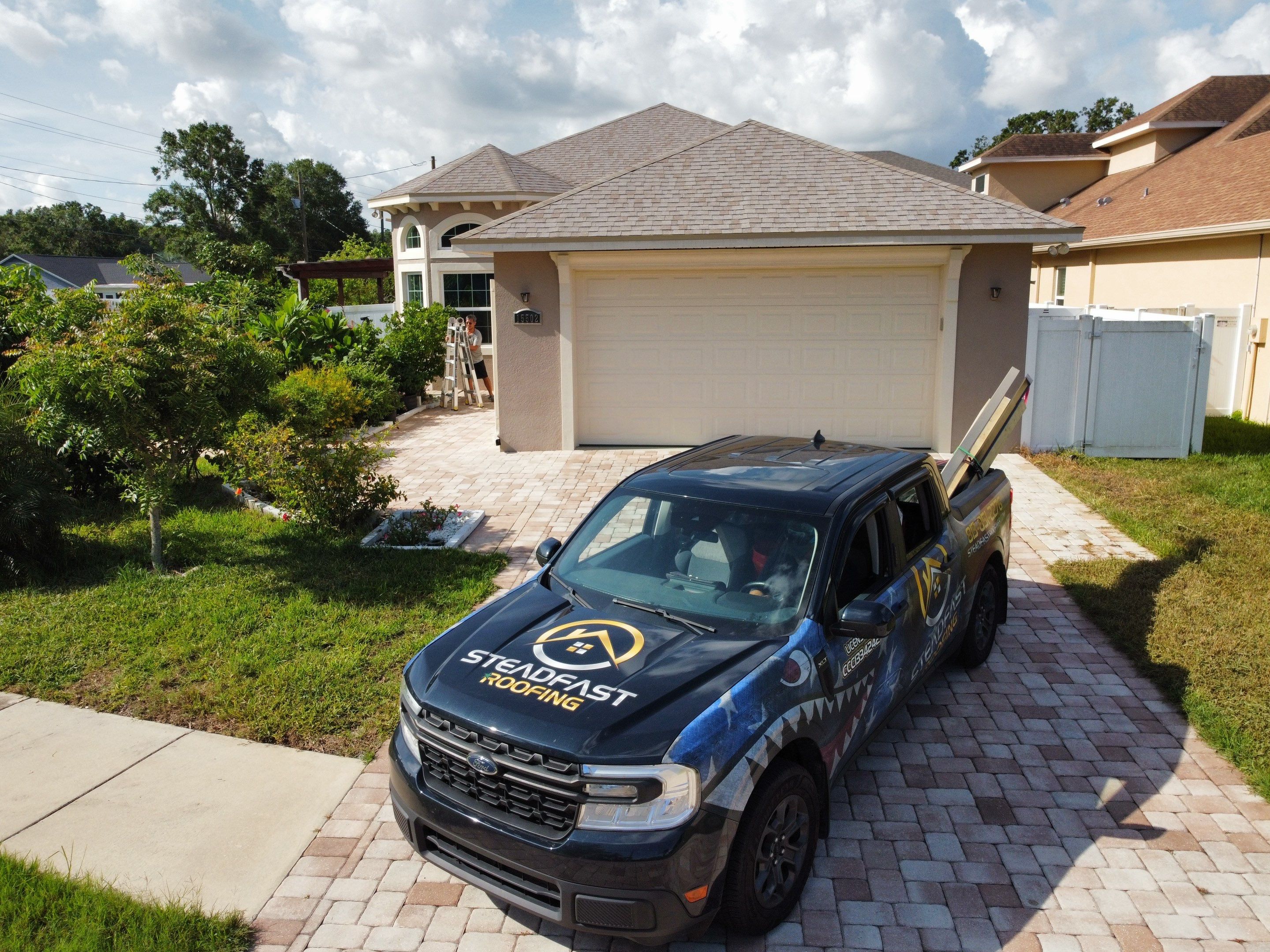 Roof Replacement in Tampa, FL. by Steadfast Roofing