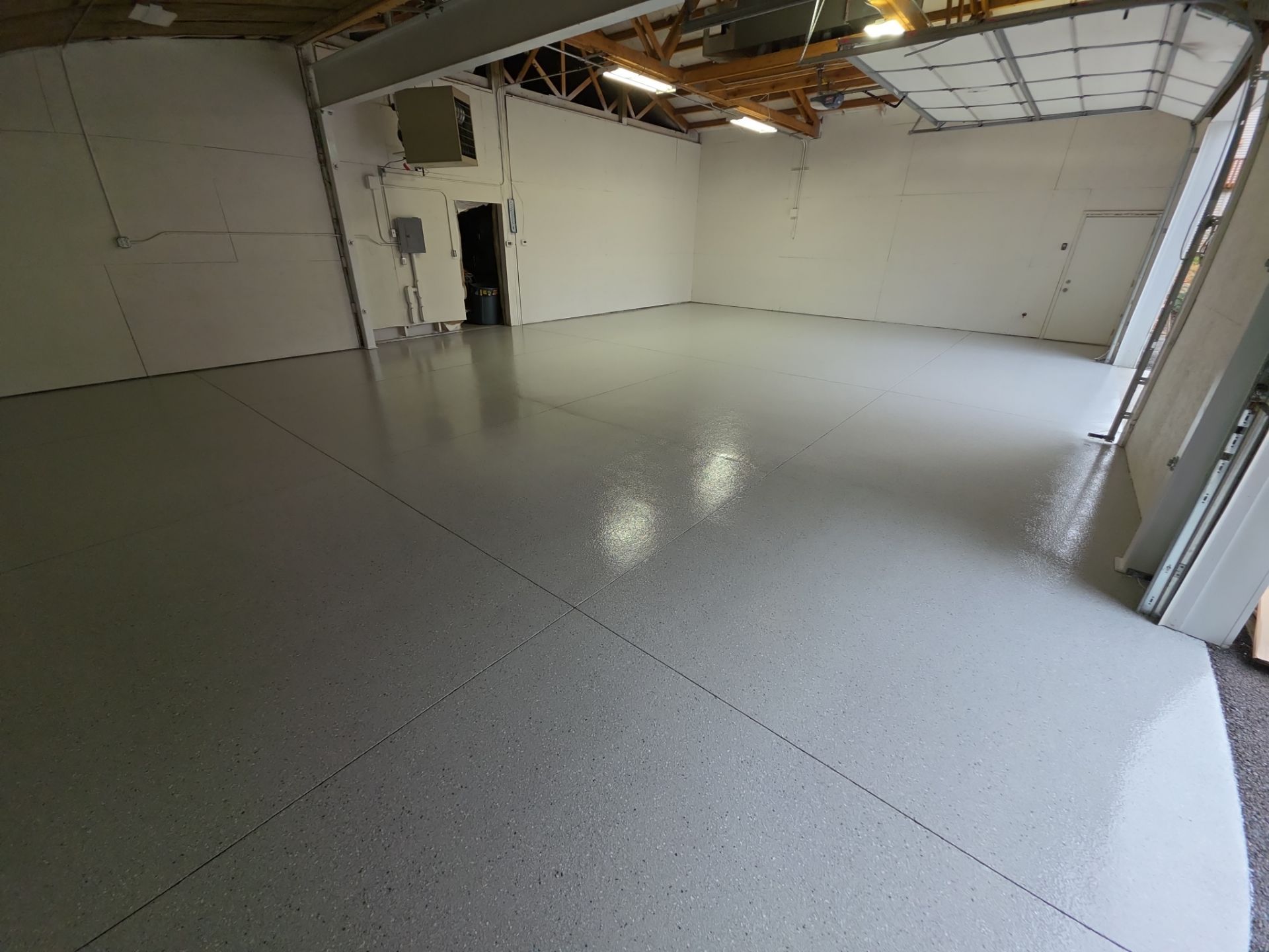 Shop Transformation using North Pole by Croc Coatings, LLC