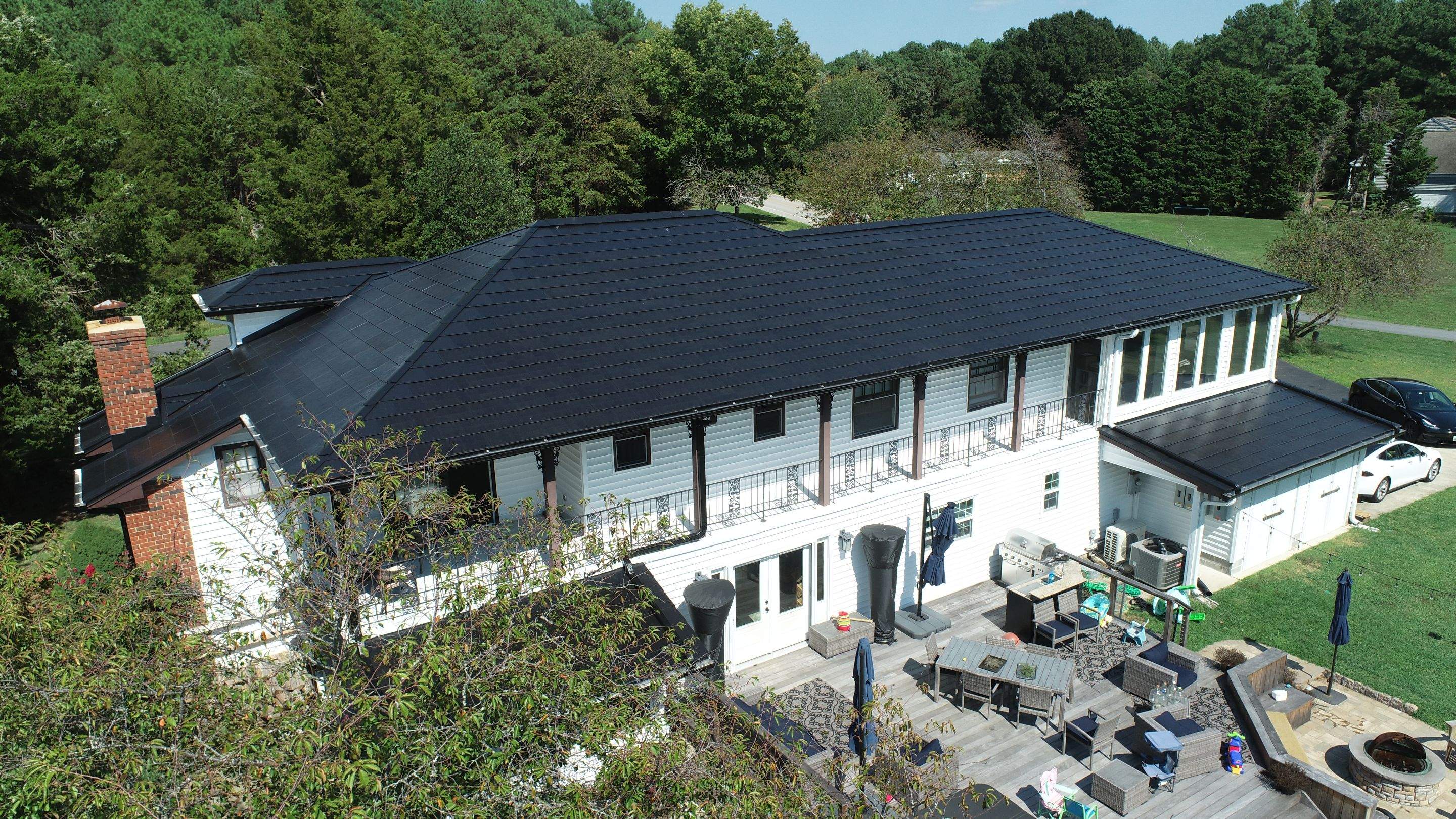 Tesla Solar Roof + Powerwall in Leonardtown, MD by American Home Contractors
