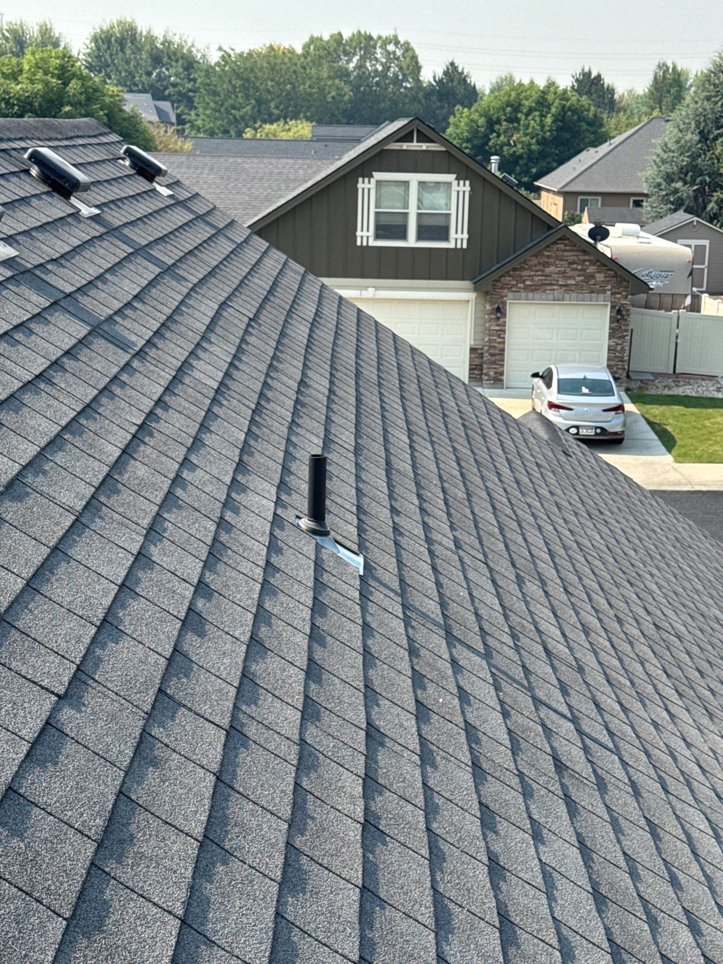 Complete Residential Roof Replacement Featuring Architectural Shingles in Meridian by Olive Roofing