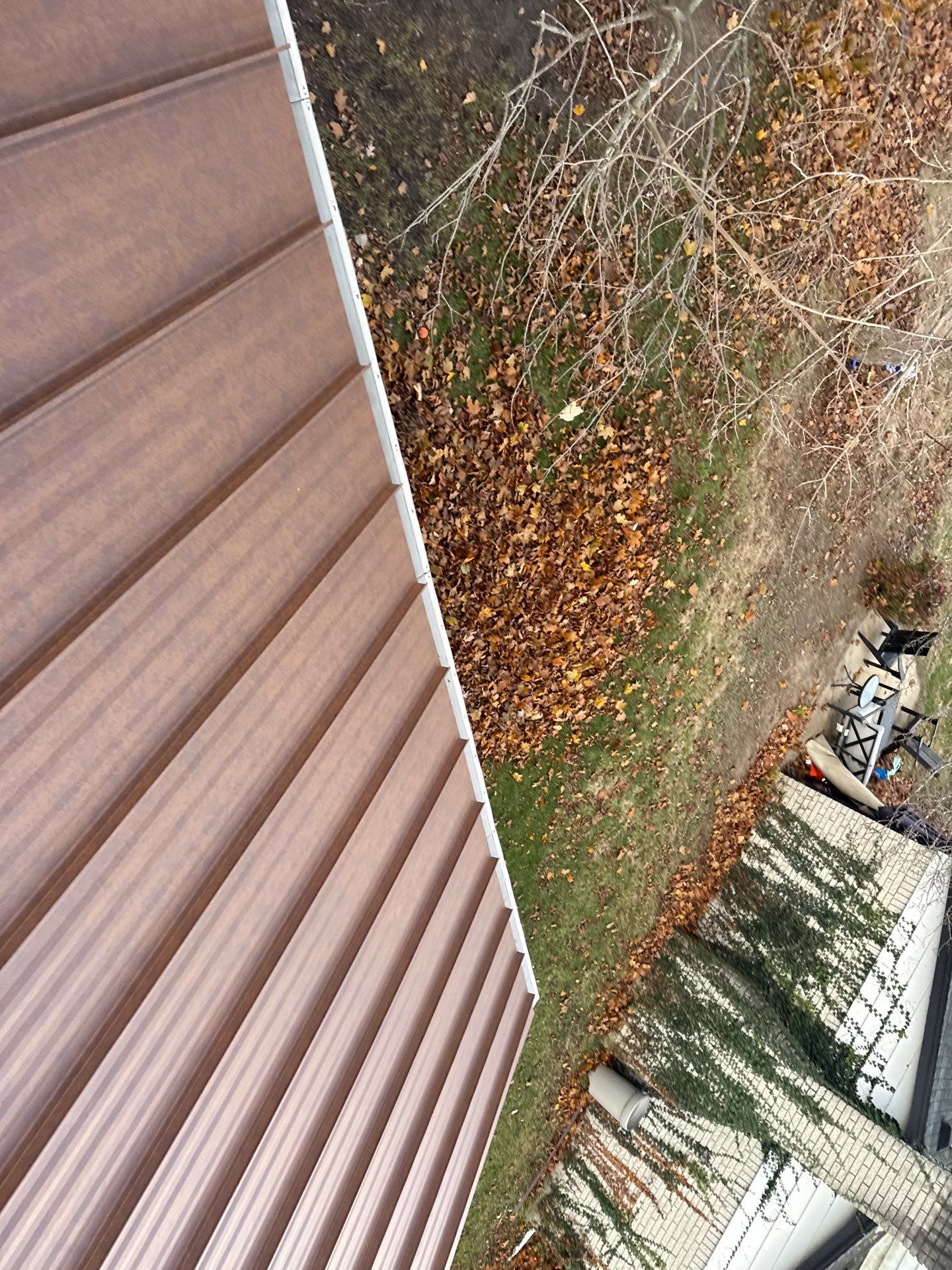 Roof Replacement using MS Standing Seam Roof Western Rust by 180 Contractors