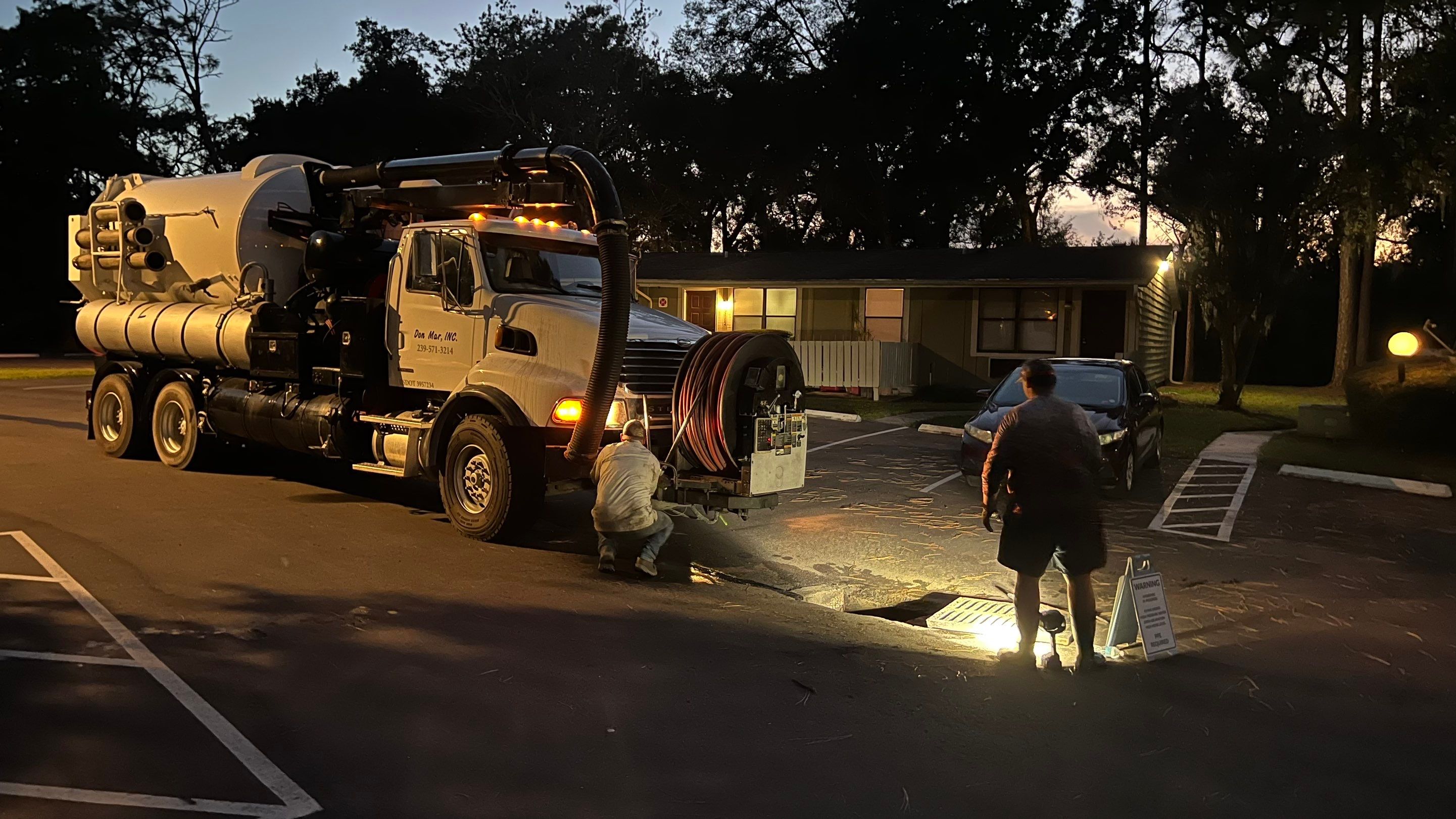 Apartment Complex Storm Water System Cleaning and Maintenance by APS Power & Water