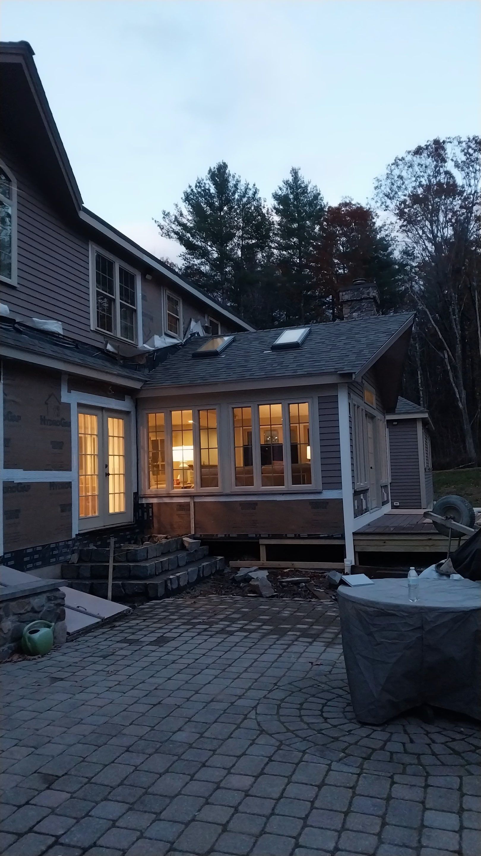 Complete House & Barn Roof with 13 Skylight Reflashing + EPDM Repairs by Mighty Dog Roofing of Greater Middlesex County