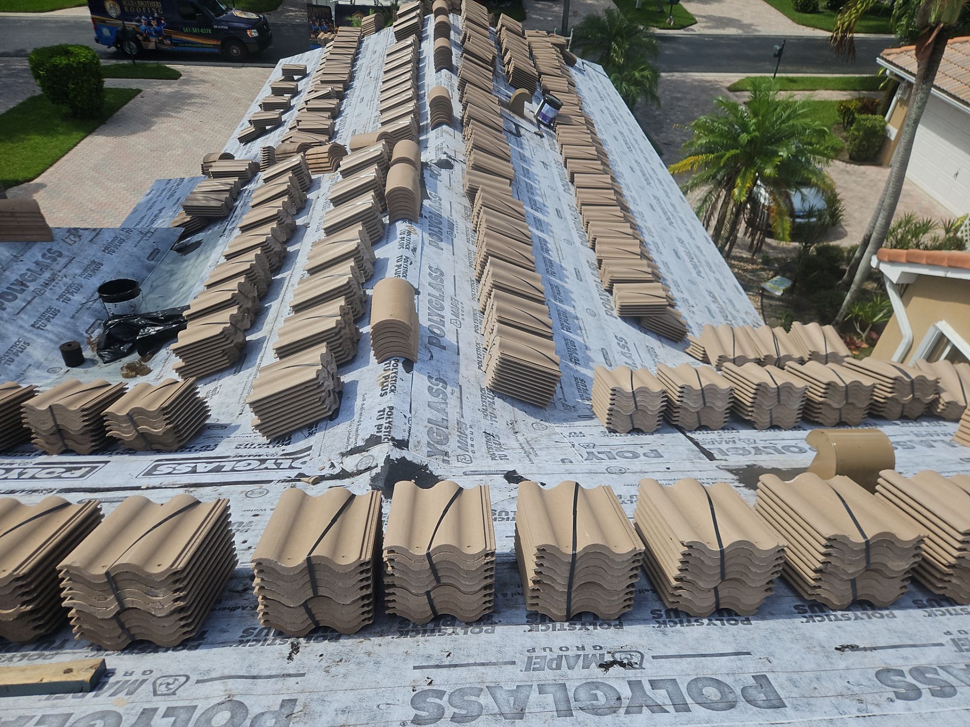 Residential Roofing Installation using WestLake Roofing Tile by BLUES BROTHERS ROOFING