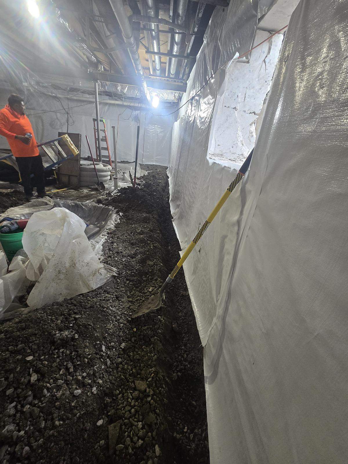 48 Foundation Crack Injections & Allied Shield Water Defense Installation by Allied Water Services