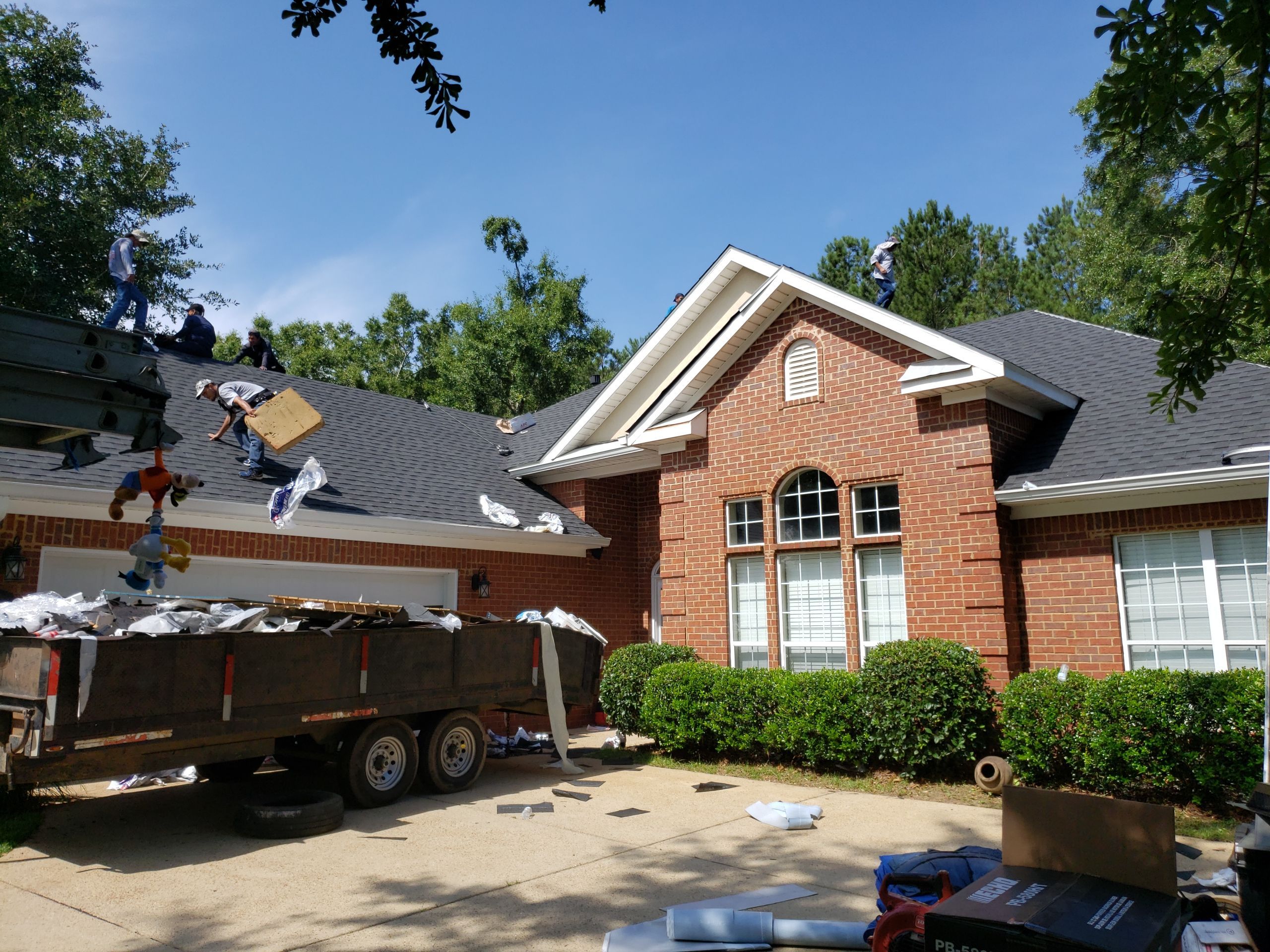 Residential Roofing Installation using Roof Replacement by American Roofing & Construction LLC
