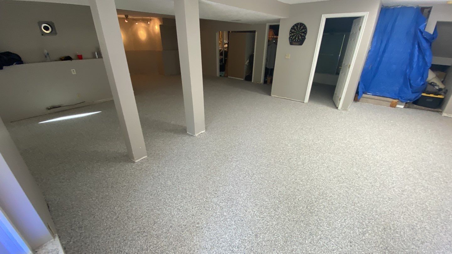 Basement/Garage/Driveway/Entry using Mt Everest & Pebble Beach by Croc Coatings, LLC