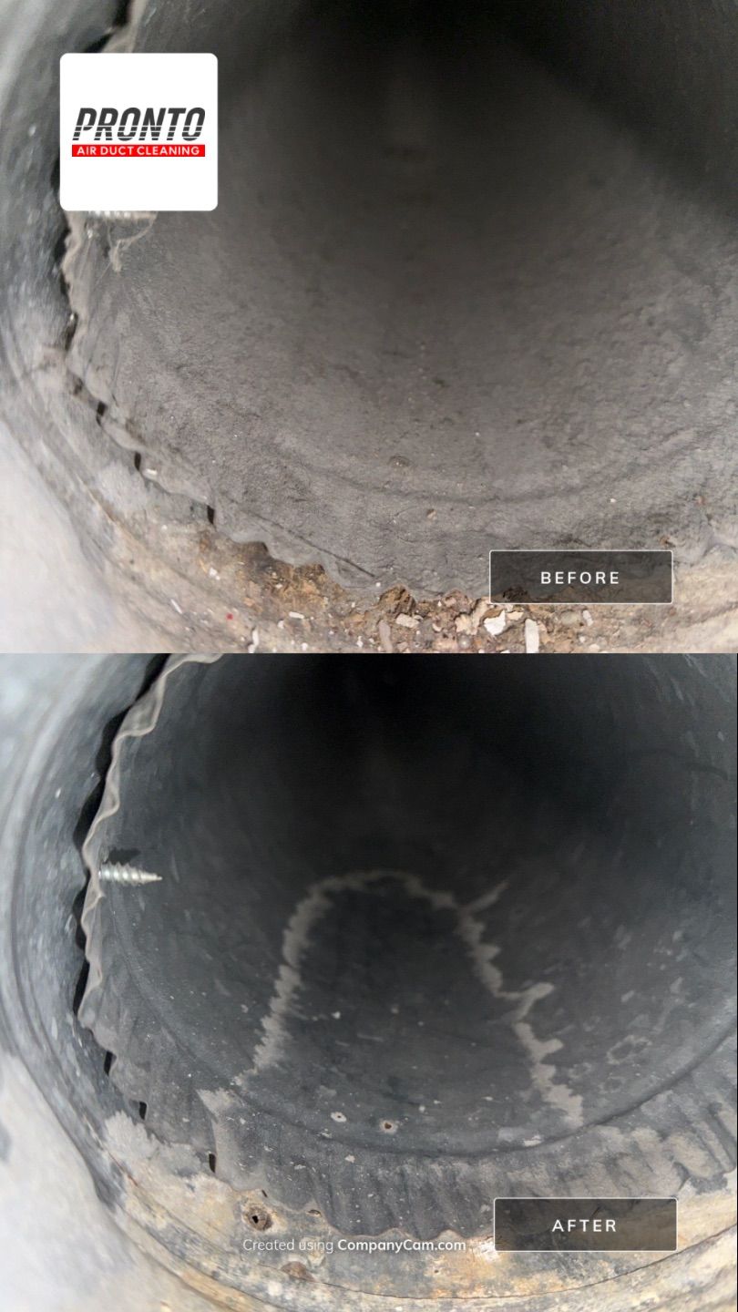 Air duct cleaning using Hypervac by Pronto Air Duct Cleaning