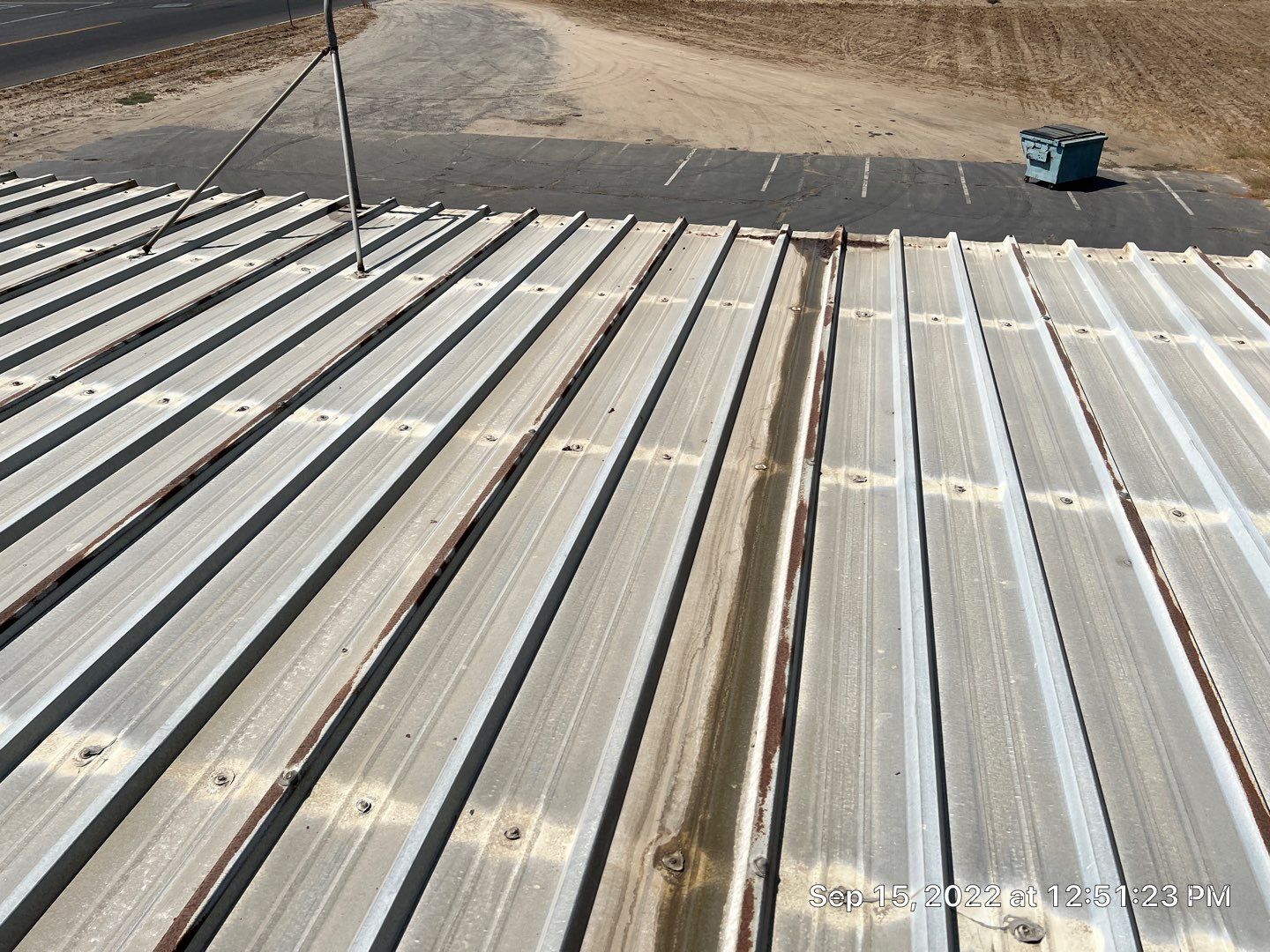 MR Roofing system using Conklin Benchmark/PUMA XL fabric and coating by Straight Edge Roofing Inc