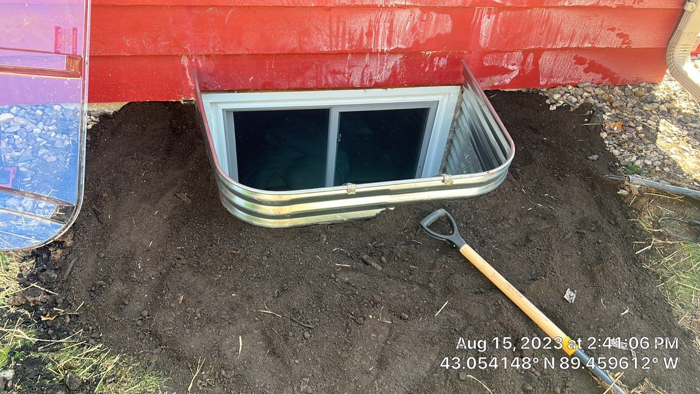 Egress Window using Provia Windows by Total Restoration Services