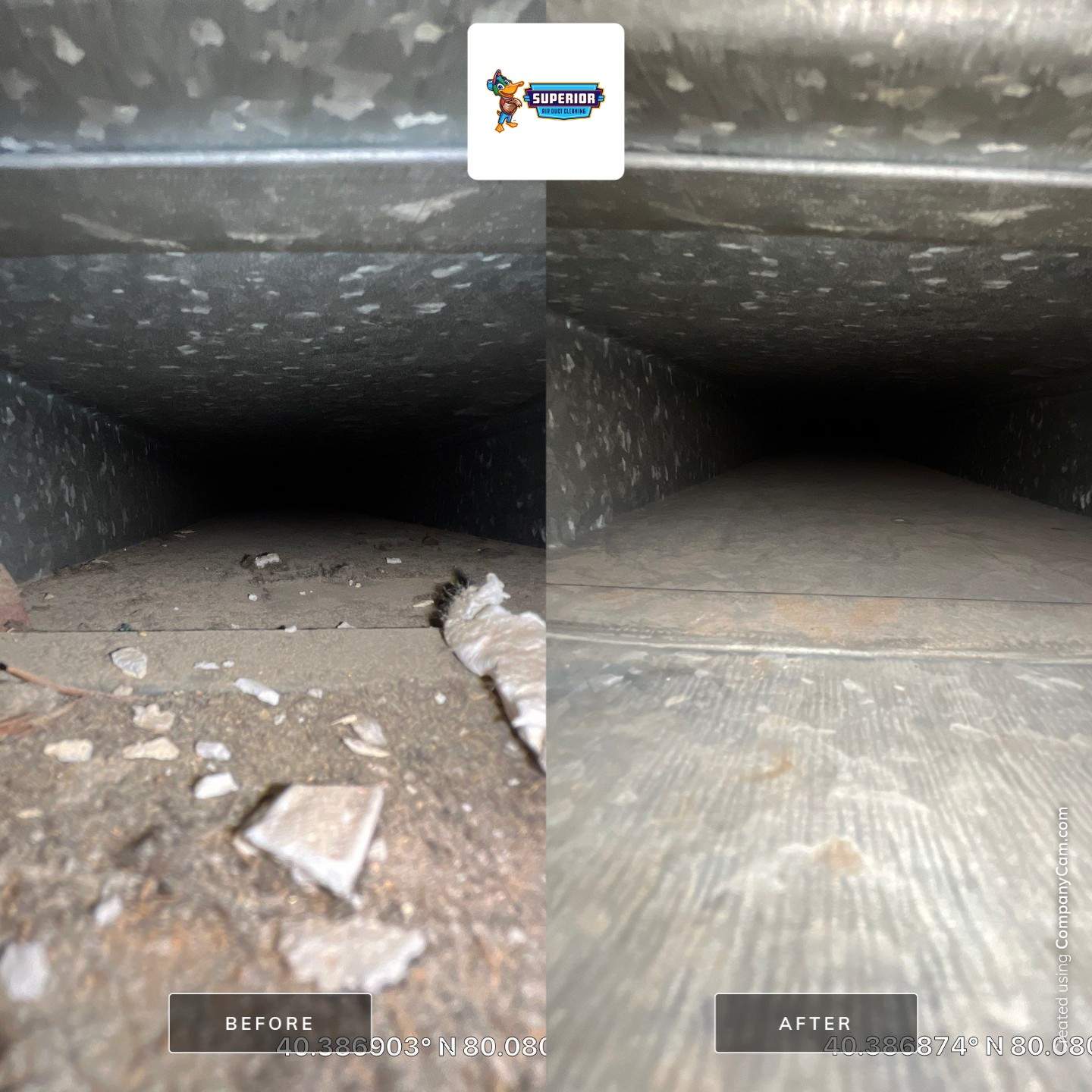 Air Duct Cleaning With a Vacuum Truck in Carnegie, PA by Superior Air Duct Cleaning