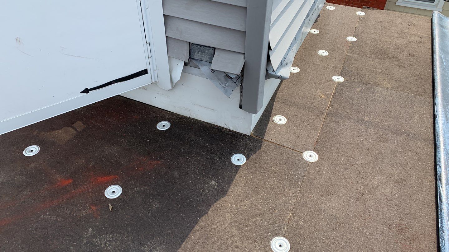 Deck Installation using trex over epdm roof by A Plus Exterior