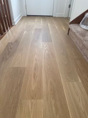 7 inch white Oak invisible finish