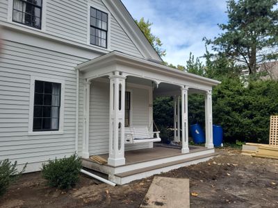 Gutter Installation using 4x5 FiberGlass Gutter
