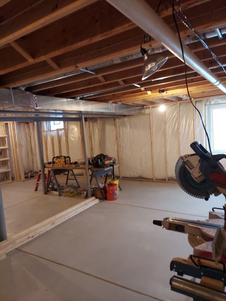 Basement Remodel by Ivy Lea Construction