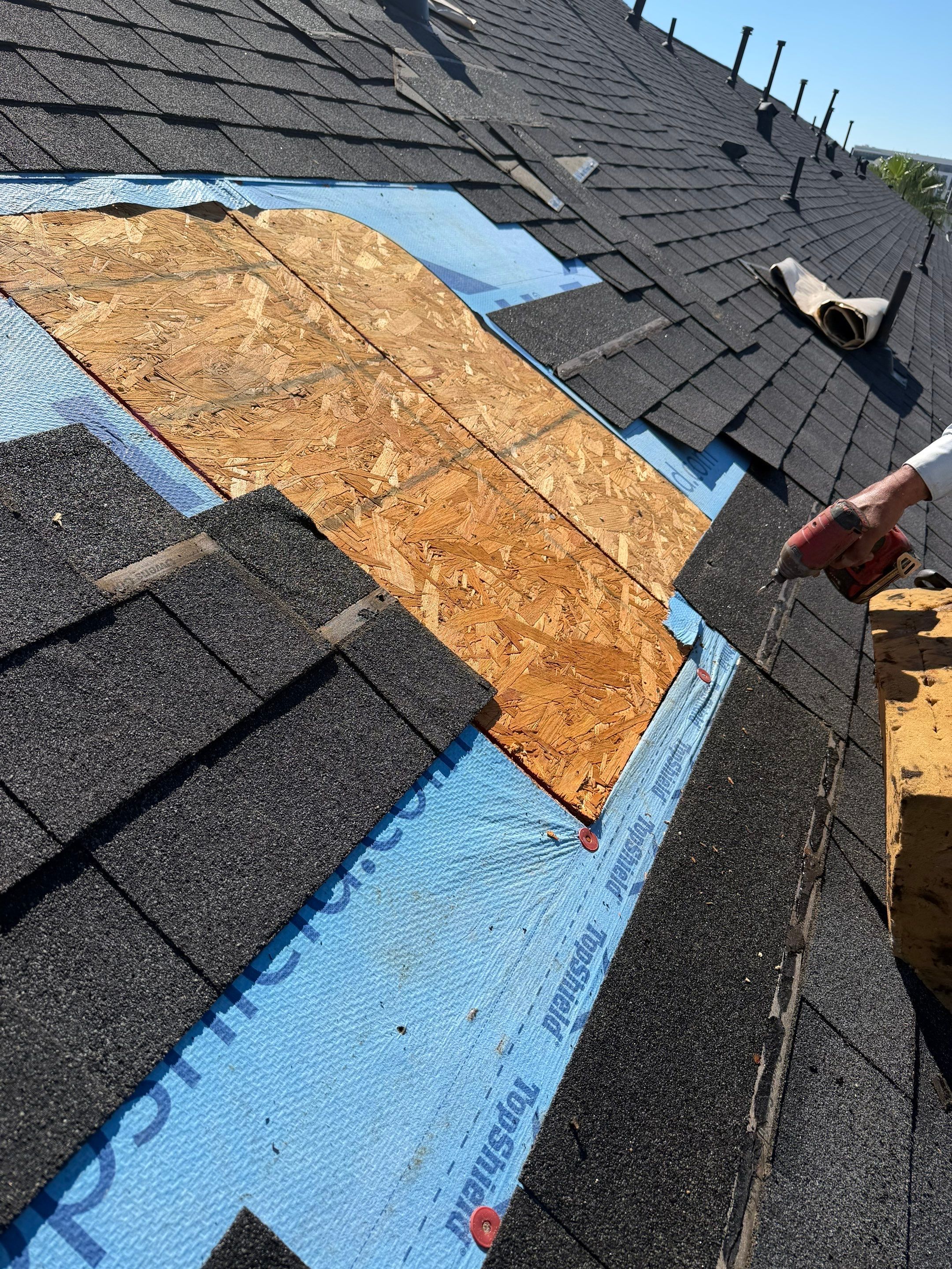Project in Houston, TX by Associates Roofing Unlimited