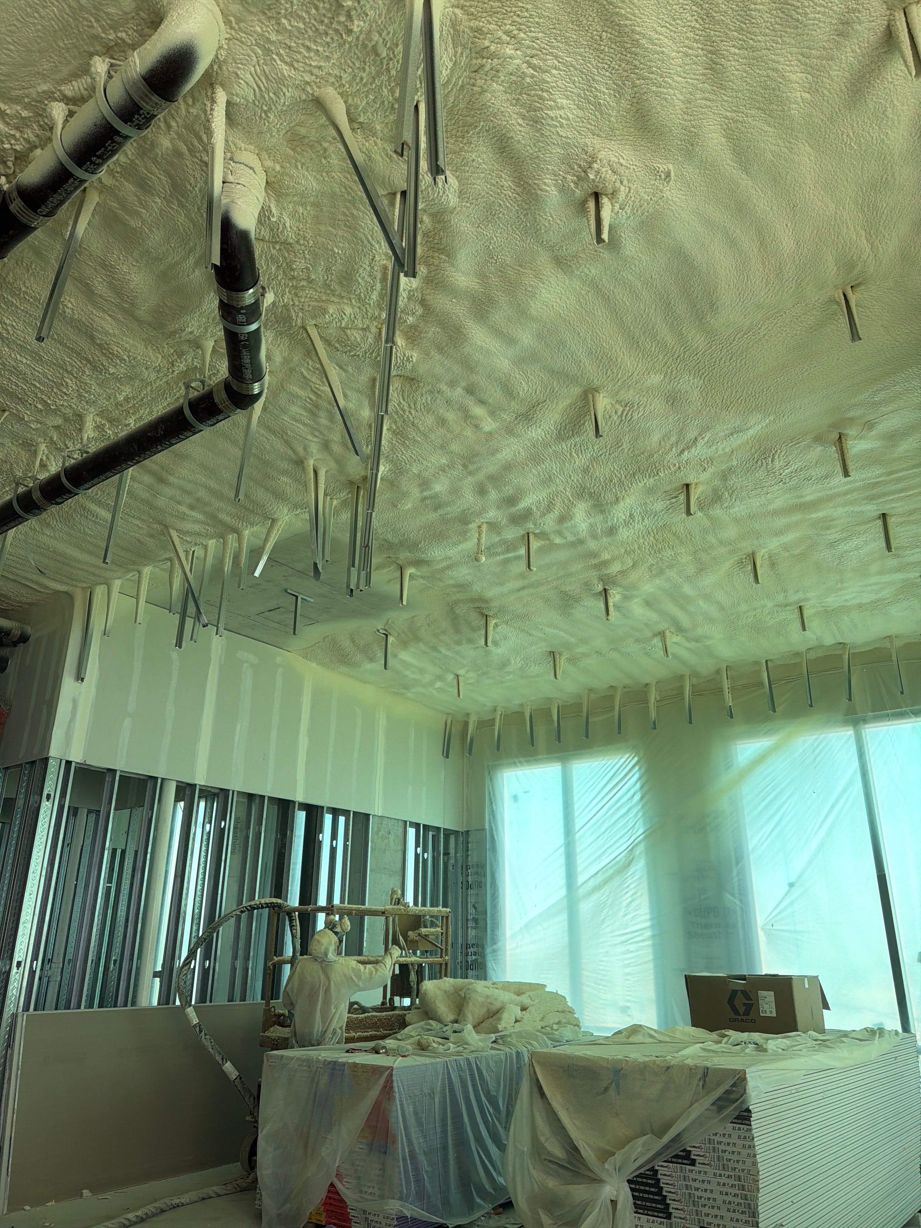 High-Rise Commercial Interior Build-Out at The Edge in Sarasota by GA Foam Solutions, Inc.