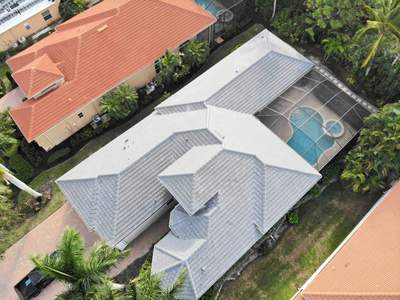 Residential Roofing Installation using Concrete Tile in West Bay Country Club