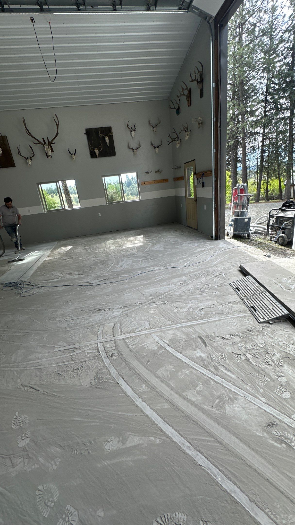 Shop Transformation using Pebble Beach by Croc Coatings, LLC