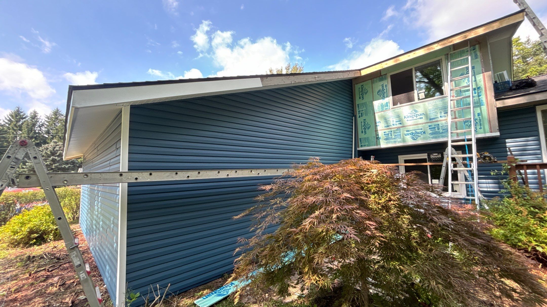 Siding Replacement using Alside D4 1/2" Dutchlap by 180 Contractors